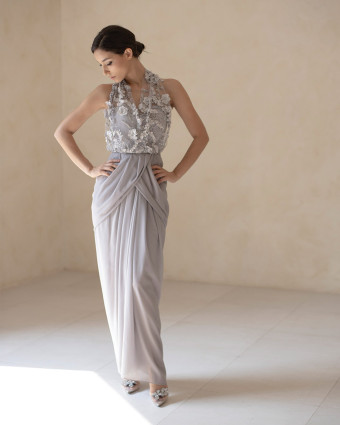 Edith Dress In Gray