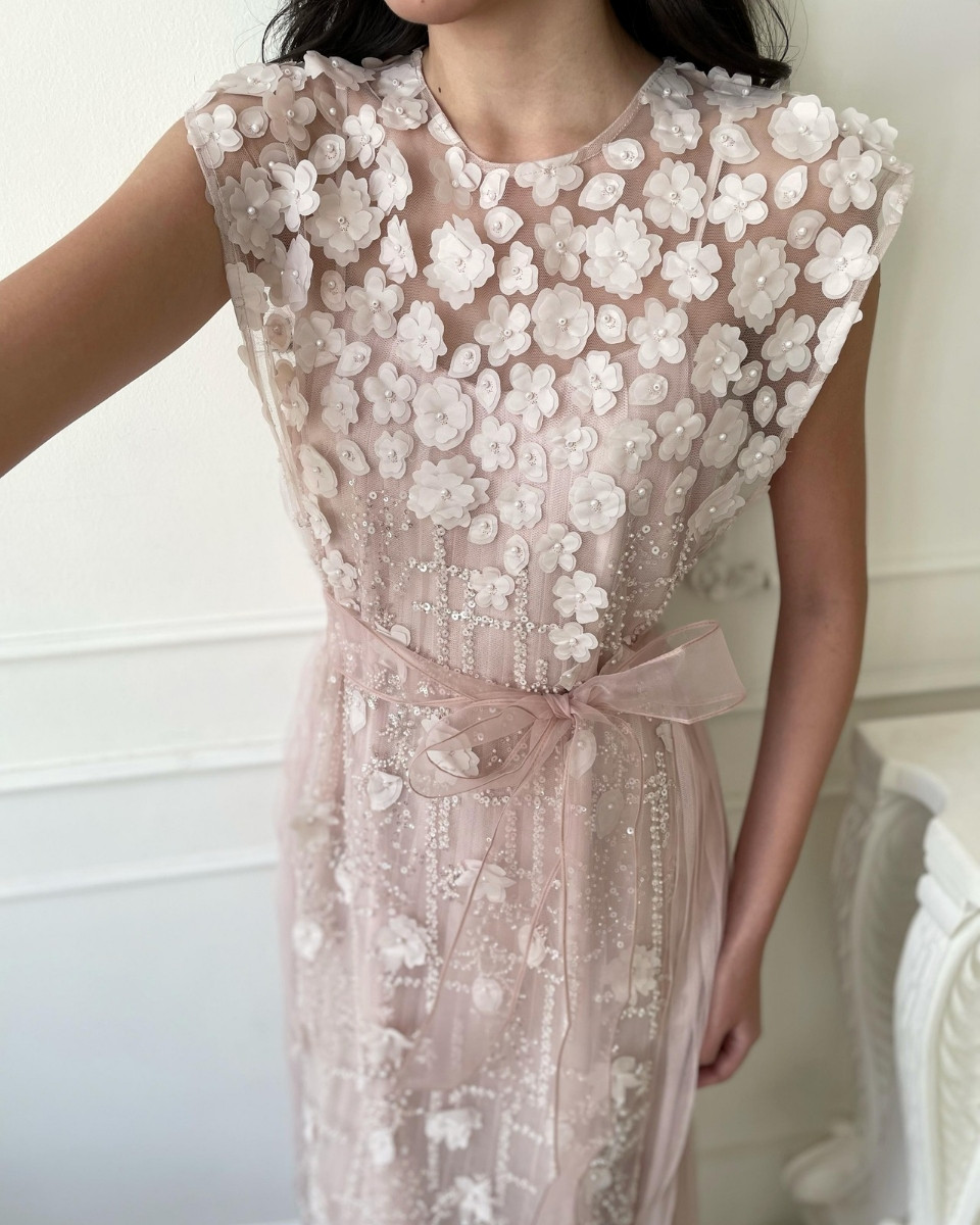 Alana Dress Pink Flower