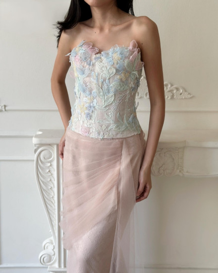 Aurora Top Garden With Aurora Skirt Tulle Pink