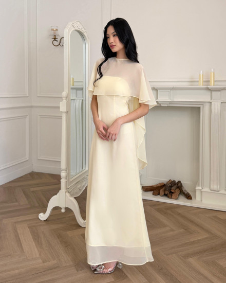 Maisy Dress In Butter Yellow
